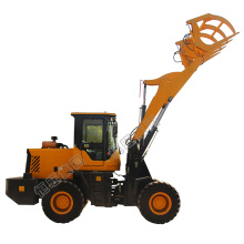 Chinese wheel loader compact hydrostatic wheel loader farm tractor sugarcane grabber loader